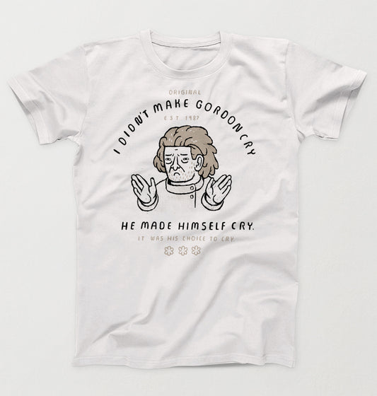 Gordon made himself cry