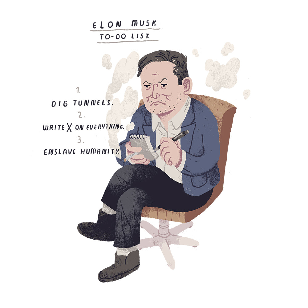 Elon Musk to-do list