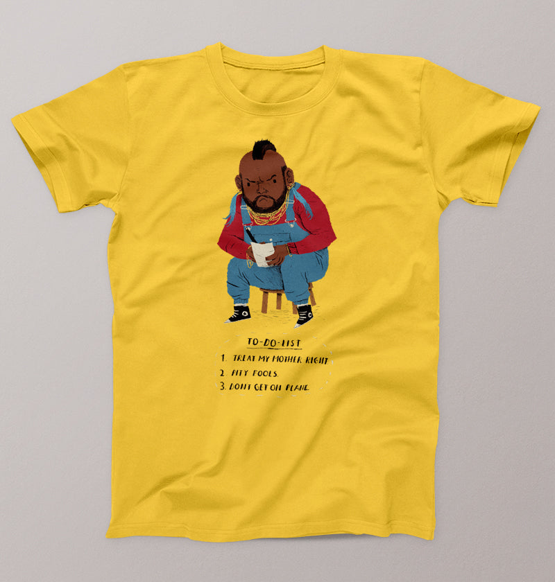Mr T to-do-list