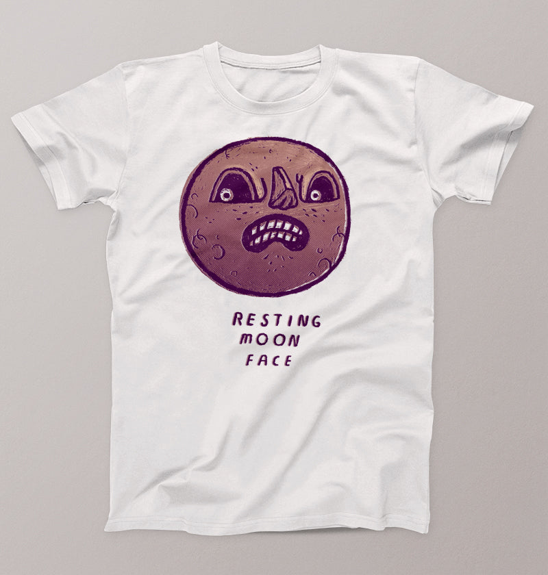Resting moon face