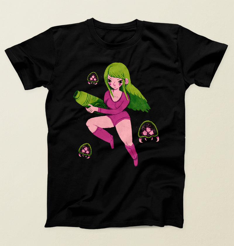 Pink and green
