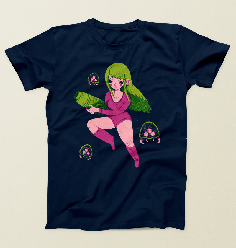 Pink and green
