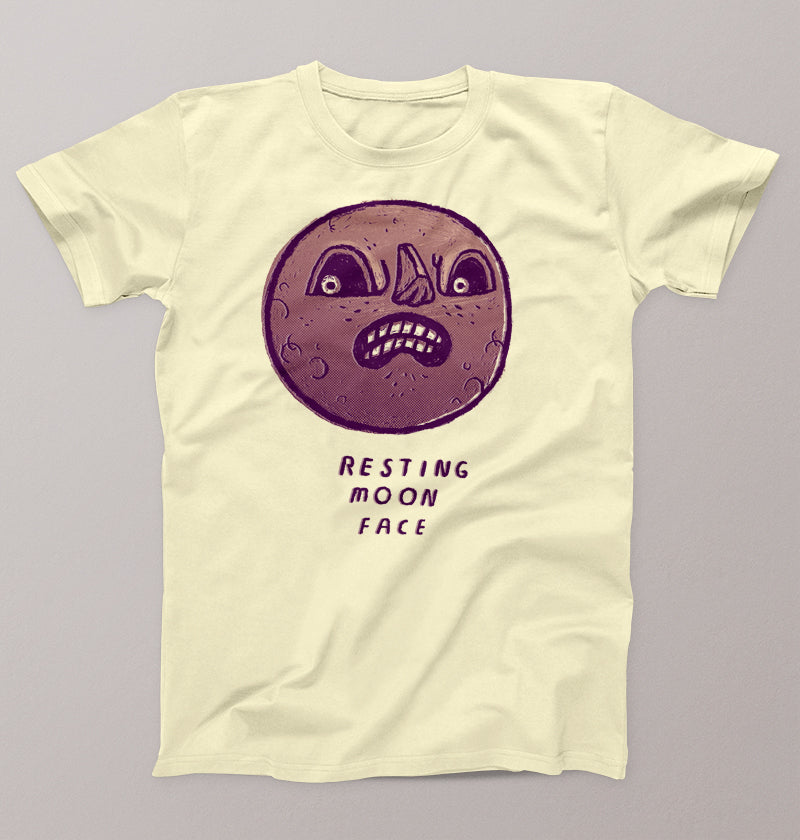 Resting moon face