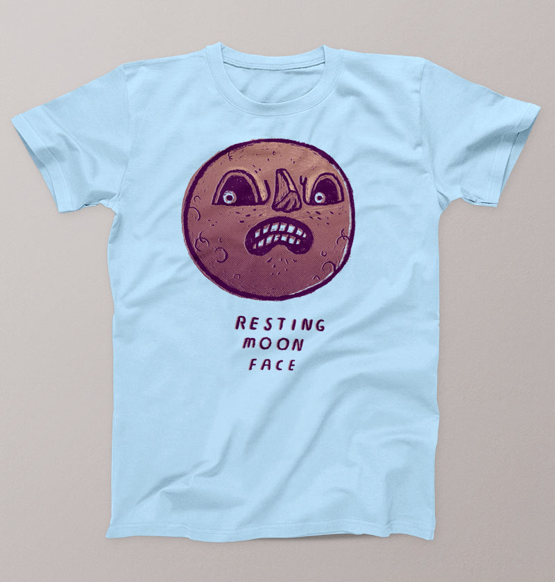 Resting moon face