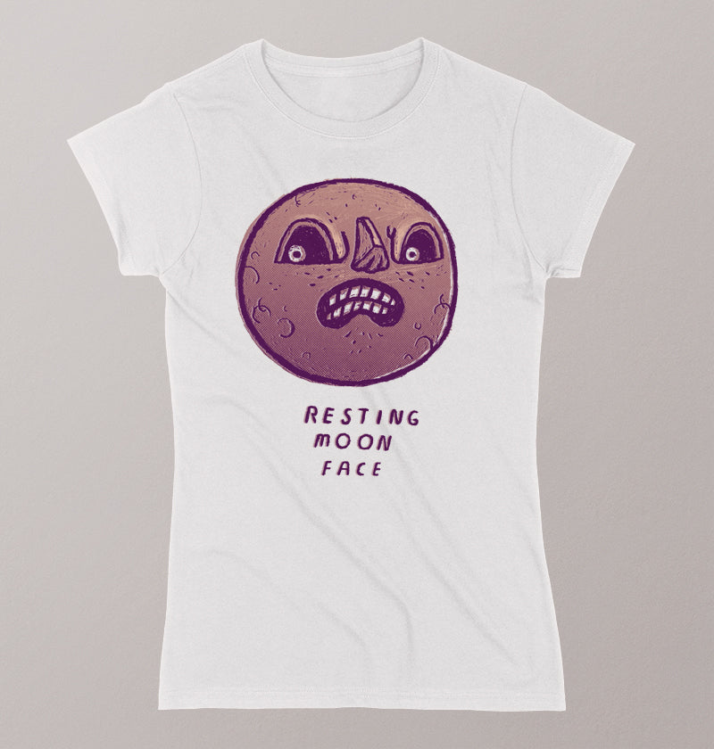 Resting moon face