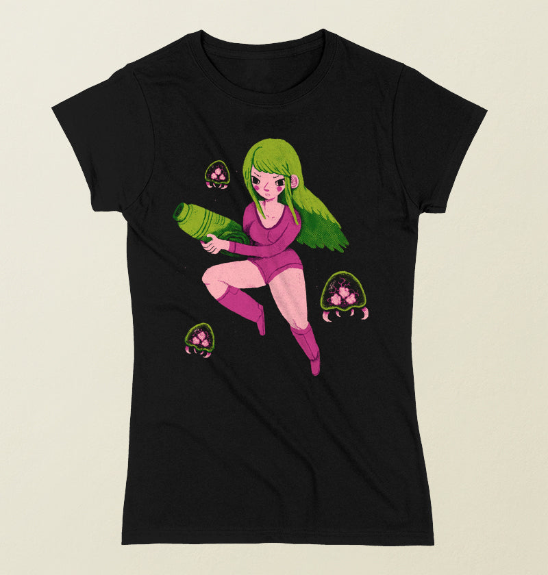 Pink and green