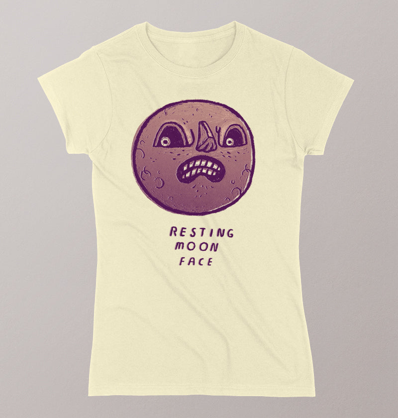 Resting moon face