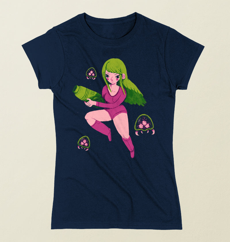 Pink and green