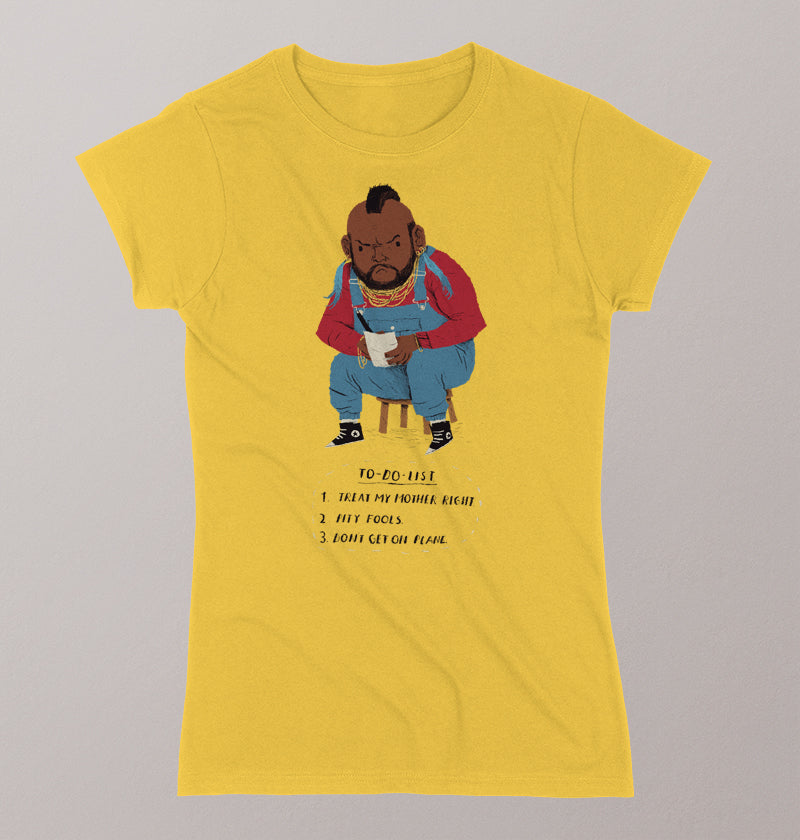 Mr T to-do-list