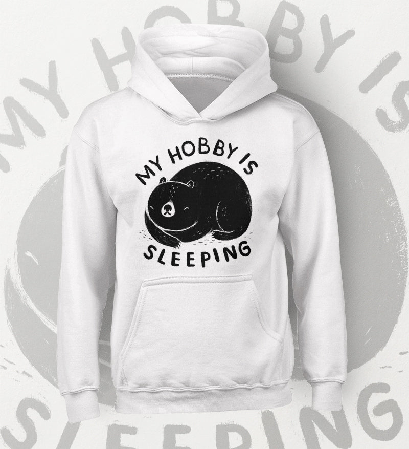 My hobby is sleeping