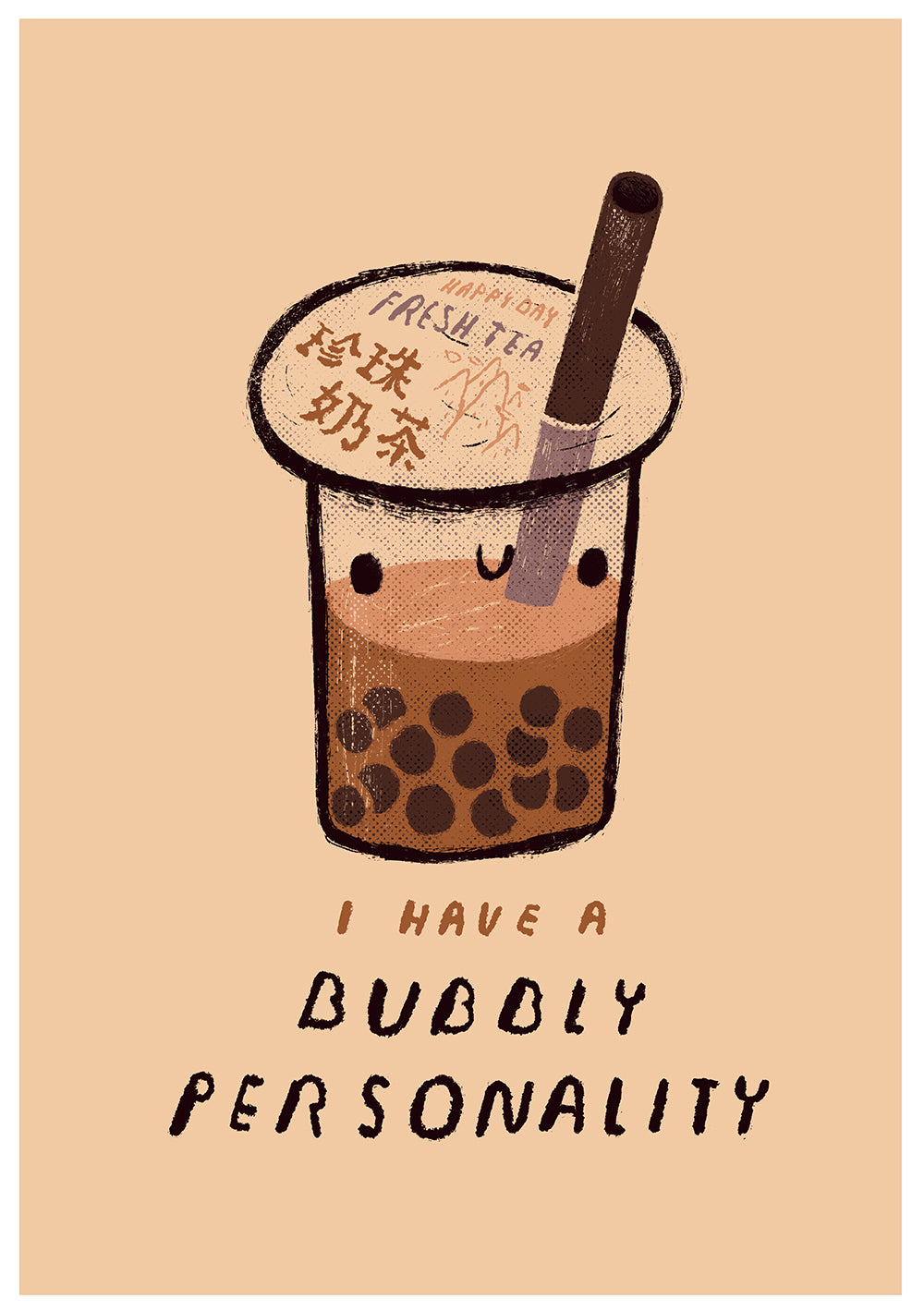 Bubbly personality