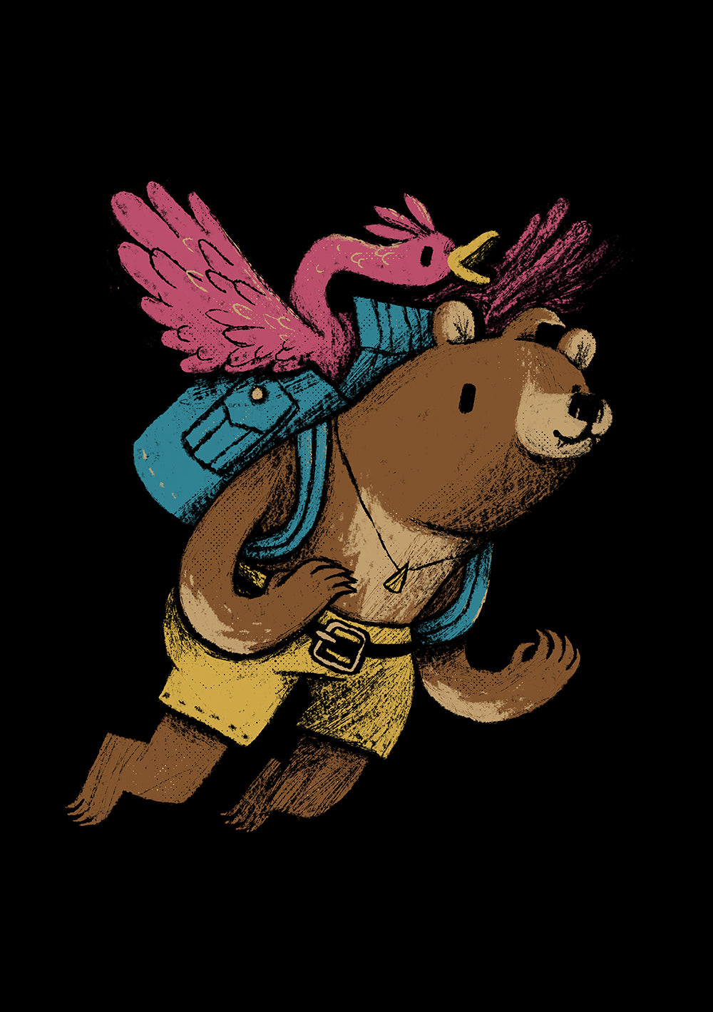 Flight of the honey bear