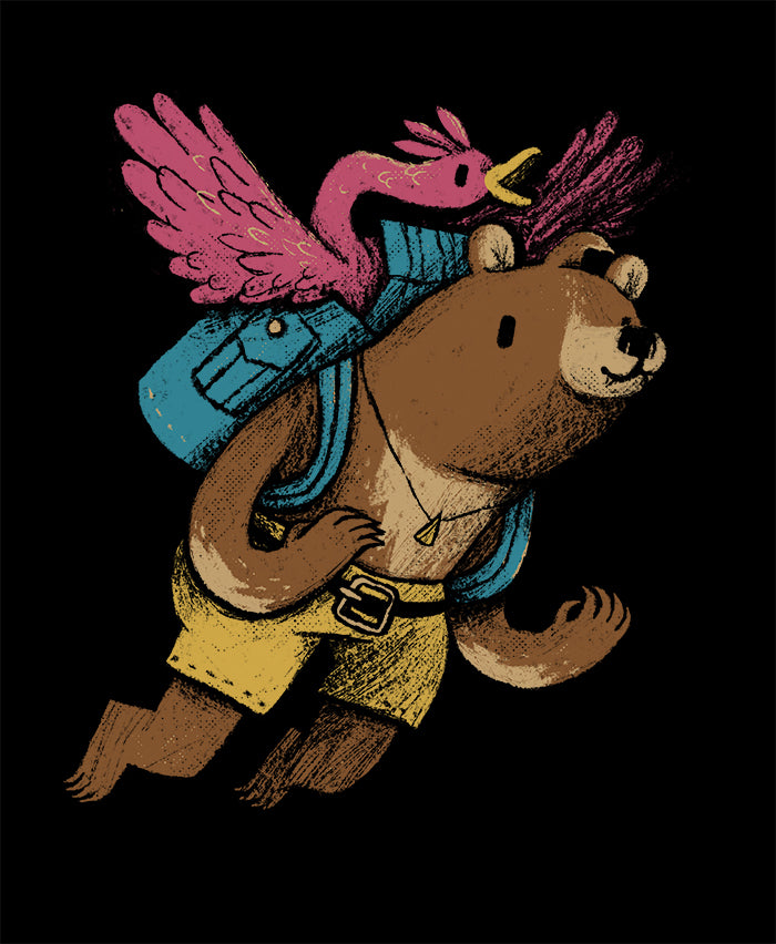 Flight of the honey bear