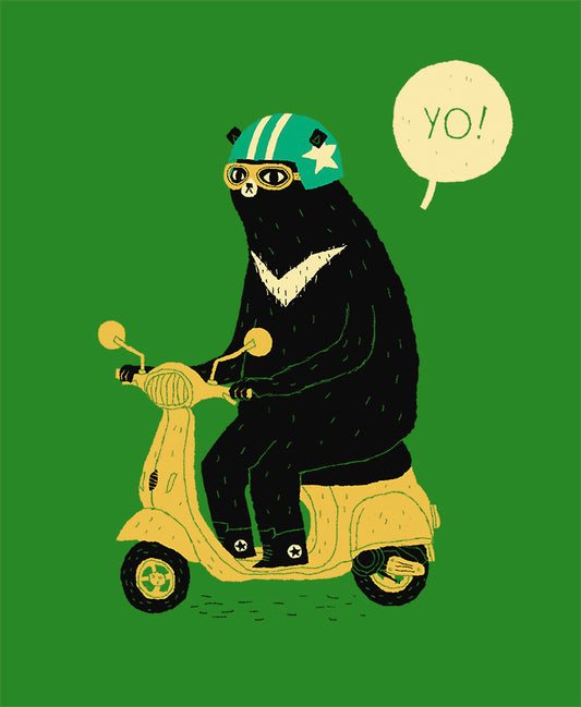Scooter bear