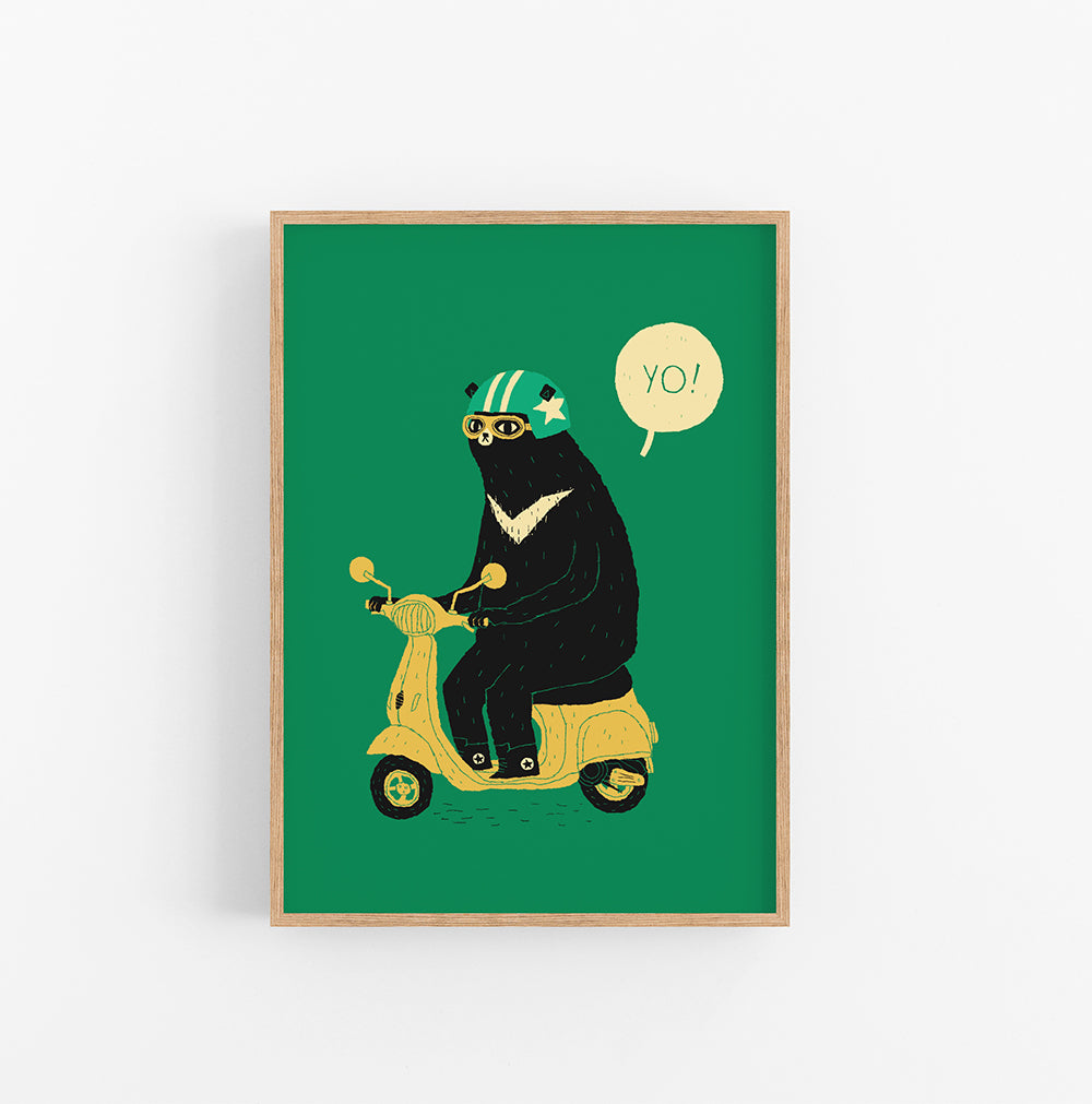 Scooter bear