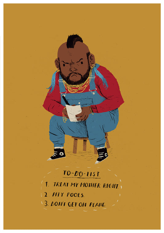 Mr T to-do-list