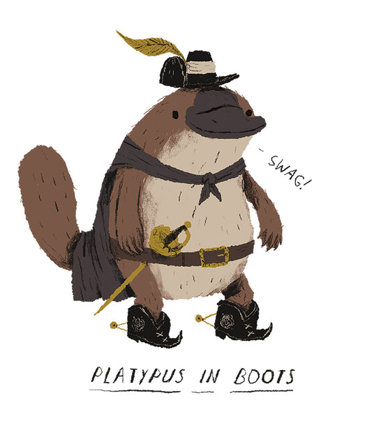 Platypus in boots